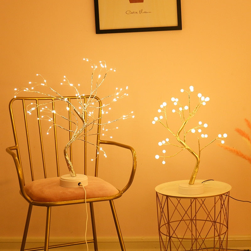 LED Night Light Bonsai Touch Light