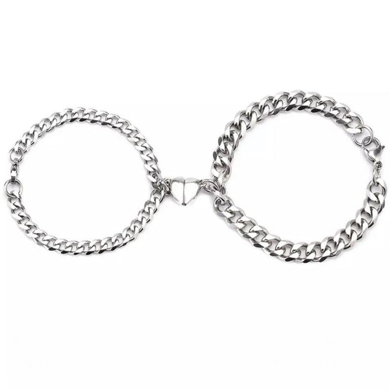 Magnetic Couple Attraction Bracelet Set