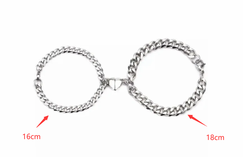 Magnetic Couple Attraction Bracelet Set