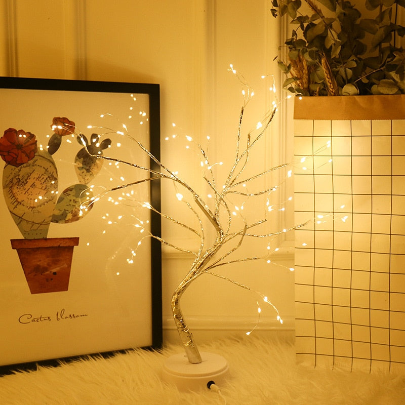 LED Night Light Bonsai Touch Light