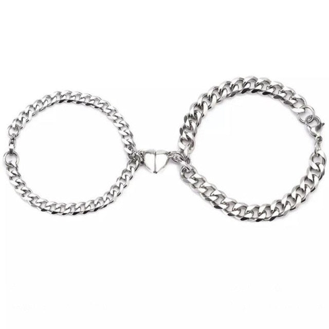 Magnetic Couple Attraction Bracelet Set