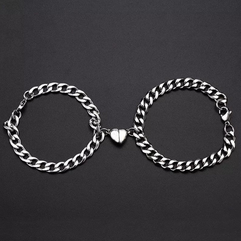 Magnetic Couple Attraction Bracelet Set