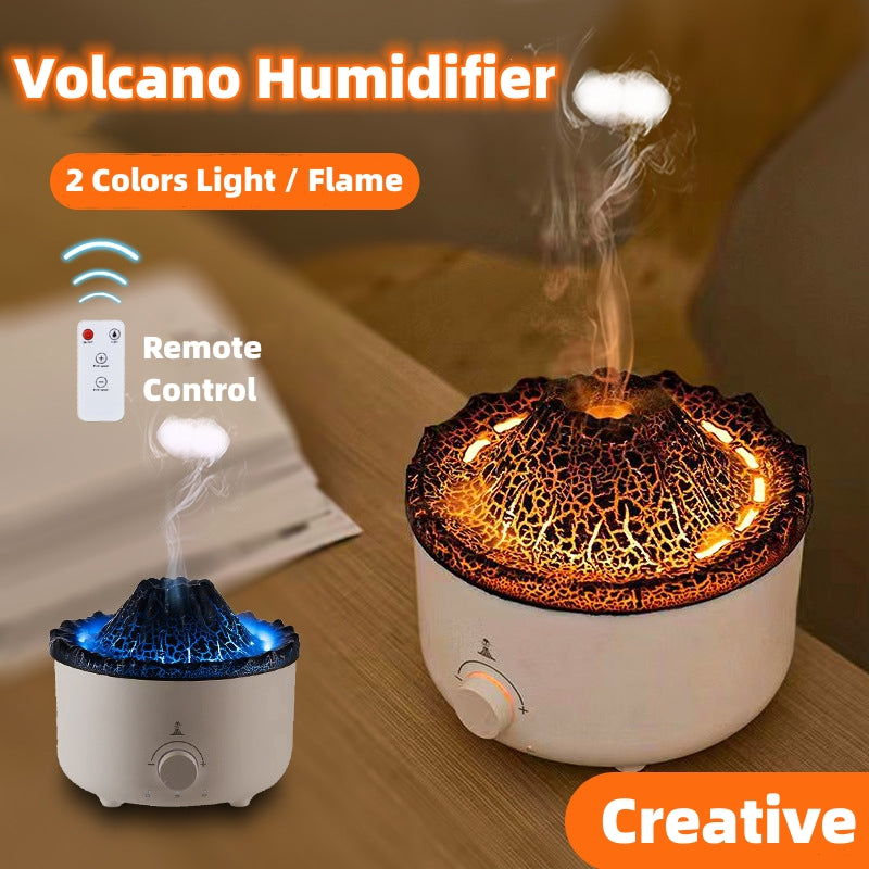 Flame Humidifier Volcano Diffuser