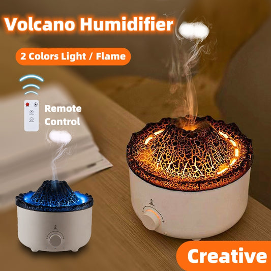 Flame Humidifier Volcano Diffuser