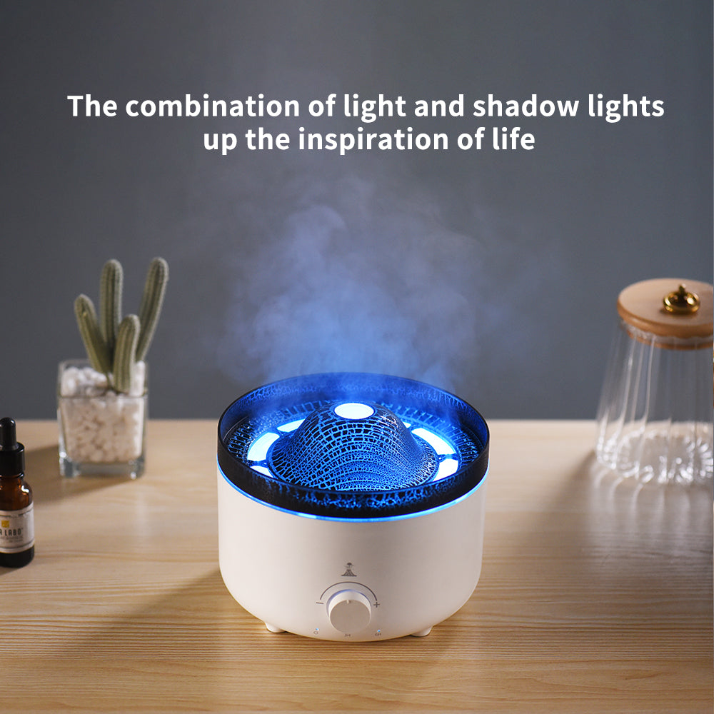 Flame Humidifier Volcano Diffuser